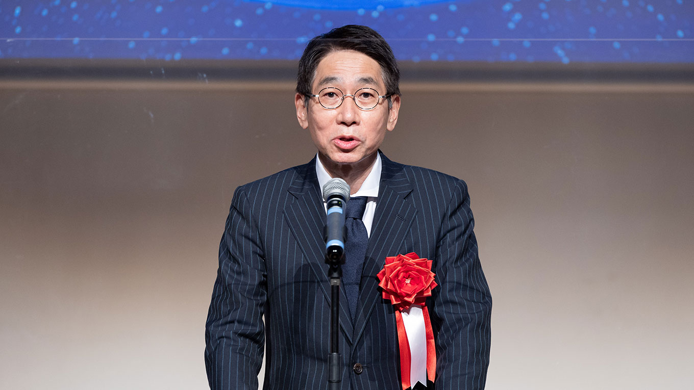 [写真：日本電気の森田社長]